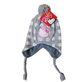 Hello Kitty megkötős baba sapka