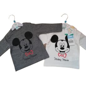 Disney Mickey hosszú ujjú póló 2db (méret: 68-86) 