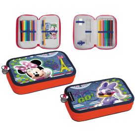 Disney Minnie töltött tolltartó 2 emeletes 