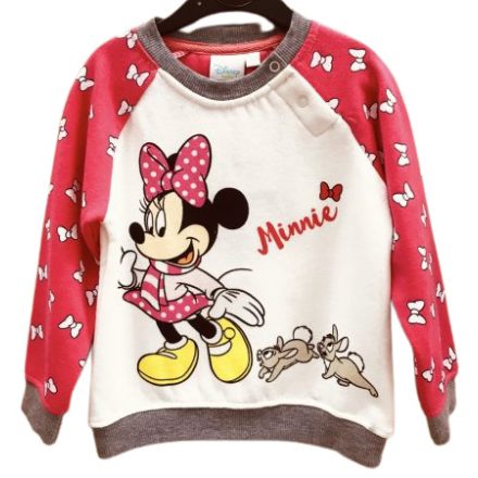 Disney Minnie bolyhos, vastag baba pulóver (méret: 68-80)