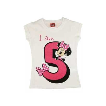 Disney Minnie szülinapos póló 5 éves 