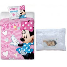 Disney Minnie ágynemű szett ovis 100x135cm, 40x60 cm 
