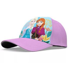   Disney Jégvarázs Purple Flowers gyerek baseball sapka 54 cm