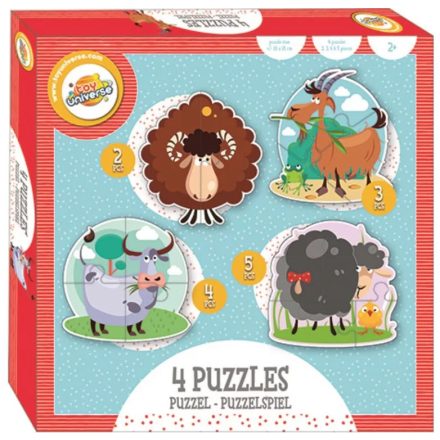 Farm forma puzzle szett