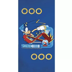   Sonic a sündisznó Ring fürdőlepedő, strand törölköző 70x140cm (Fast Dry)