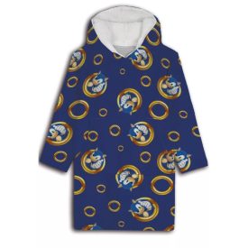   Sonic a sündisznó felnőtt belebújós plüss polár takaró, poncsó