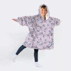 Disney Lilo és Stitch, A csillagkutya Dreamy belebújós plüss polár takaró, poncsó 7-14 év