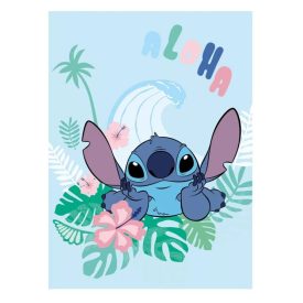   Disney Lilo és Stitch, A csillagkutya Aloha coral fleece takaró 110x150cm