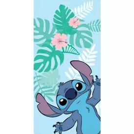   Disney Lilo és Stitch, A csillagkutya Blue Island fürdőlepedő, strand törölköző 70x140cm (Fast Dry)