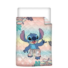   Disney Lilo és Stitch, A csillagkutya Hawaiian Dream steppelt ágytakaró, paplan 140x200cm