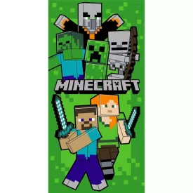   Minecraft Swordfight fürdőlepedő, strand törölköző 70x140cm (Fast Dry)