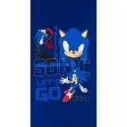 Sonic a sündisznó Go Blur fürdőlepedő, strand törölköző 70x140cm (Fast Dry)