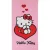 Hello Kitty Love fürdőlepedő, strand törölköző 70x140cm (Fast Dry)