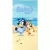 Bluey Sunny Beach fürdőlepedő, strand törölköző 70x140cm (Fast Dry)