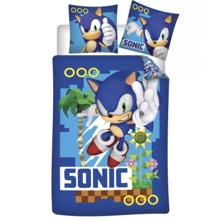 Sonic, a sündisznó Coin Chase ágyneműhuzat 140×200cm, 70×90 cm