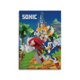 Sonic a sündisznó Speedy Dreams polár takaró 100x140cm