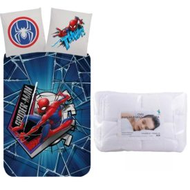 Pókember ágynemű szett ovis 100x135cm, 40x60 cm