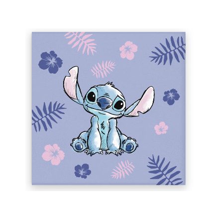 Disney Lilo és Stitch, A csillagkutya Purple kéztörlő, arctörlő, törölköző 30x30cm