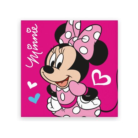 Disney Minnie Love kéztörlő, arctörlő, törölköző 30x30cm