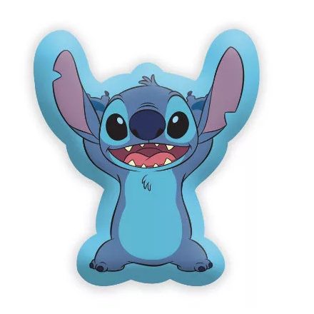 Disney Lilo és Stitch, A csillagkutya formapárna, díszpárna 35x29 cm Velúr