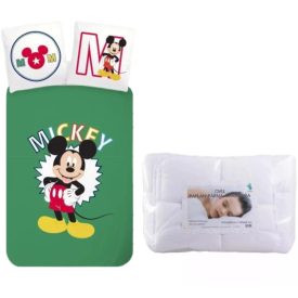   Disney Mickey Letters ágynemű szett ovis 100x135cm, 40x60 cm 
