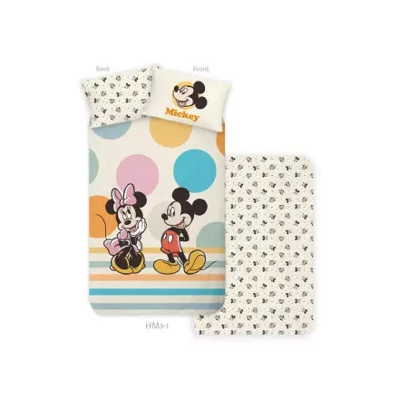 Disney Mickey Duo gyerek, ovis ágyneműhuzat 100×135 cm, 40×60 cm