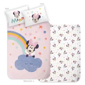   Disney Minnie Dreamland gyerek, ovis ágyneműhuzat 100×135 cm, 40×60 cm