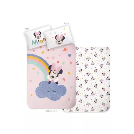 Disney Minnie Dreamland gyerek, ovis ágyneműhuzat 100×135 cm, 40×60 cm