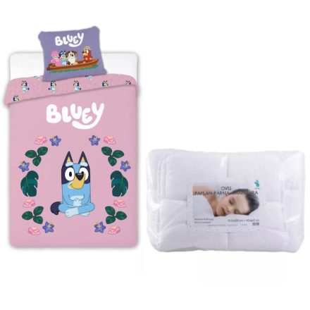 Bluey Blossom ágynemű szett ovis 100x135cm, 40x60 cm 