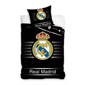Real Madrid Black ágyneműhuzat 140×200cm, 70×90 cm