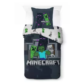   Minecraft Last Block Standing ágyneműhuzat 140×200cm, 70×90 cm
