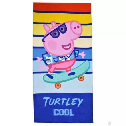 Peppa malac Turtley Cool fürdőlepedő, strand törölköző 70x140cm