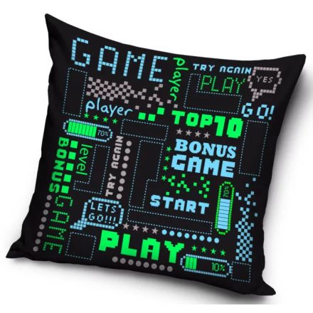 Gamer párnahuzat 40*40 cm