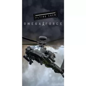   Helikopter Omega Force fürdőlepedő, strand törölköző 70x140cm
