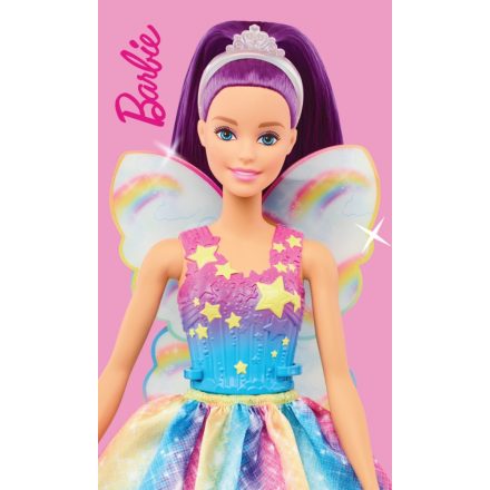 Barbie fairy kéztörlő arctörlő, törölköző 30x50cm