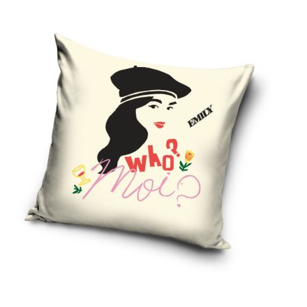 Emily Párizsban Moi párnahuzat 40x40 cm Velúr