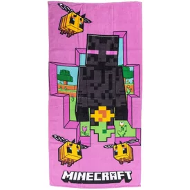   Minecraft Cherry Grove fürdőlepedő, strand törölköző 70x140cm
