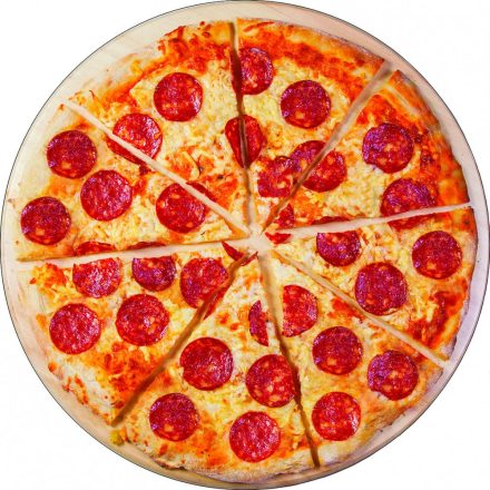 Pizza formapárna, díszpárna 38*38 cm