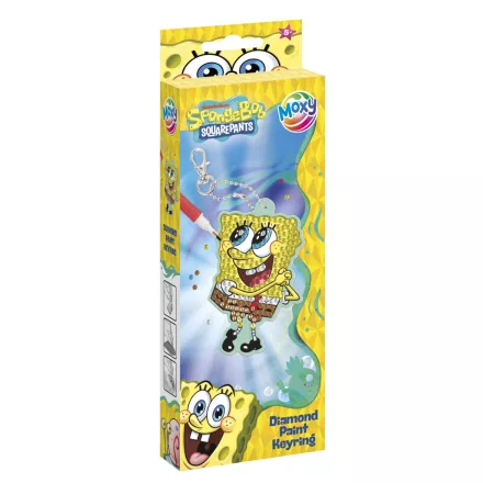 SpongyaBob Smile gyémántszemes kulcstartó készítő szett