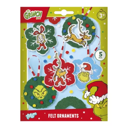 A Grincs Dr Seuss karácsonyfa dísz 5 db-os
