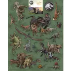 Jurassic World Attack matrica