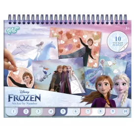   Disney Jégvarázs Destiny puzzle matrica és színező szett
