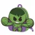 Bosszúállók Hulk plüss hátizsák, táska 22 cm
