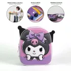 Hello Kitty Kuromi 3D hátizsák, táska 31 cm