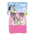 Bluey Pink Team napszemüveg és baseball sapka szett