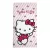 Hello Kitty Cherry fürdőlepedő, strand törölköző 70x140cm (Fast Dry)