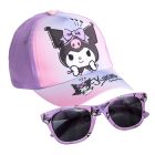 Hello Kitty Kuromi napszemüveg és baseball sapka szett
