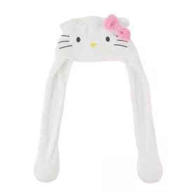 Hello Kitty White gyerek sapka mozgatható fülekkel