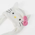Hello Kitty White gyerek sapka mozgatható fülekkel