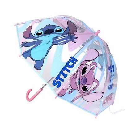 Disney Lilo és Stitch, A csillagkutya Angel gyerek átlátszó esernyő Ø71 cm
